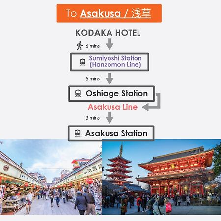 Kodaka Hotel Tokio Buitenkant foto